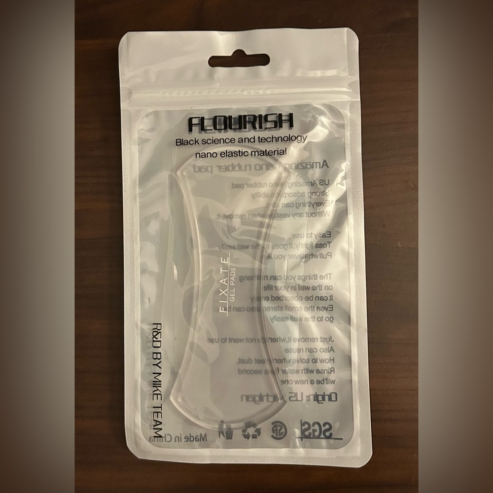 Flourish black science and technology nano rubber gel pad